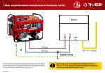 Генератор гибридный (бензин / газ) с электростартером 5.5 кВт ЗУБР "Мастер" СГ-5500Е — фото 18