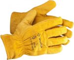 Перчатки кожаные рабочие, с подкладкой ЗУБР "МАСТЕР" 1135-XL