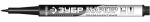Перманентный маркер, МП-100 черный, заостренный наконечник ЗУБР 06320-2