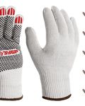 ЗУБР ОПТИМА, XL (10), х/б перчатки с ПВХ покрытием (точка), 10 класс, 10 пар (11440-XL10)