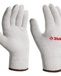 ЗУБР ОПТИМА, L-XL, х/б перчатки без покрытия, 10 класс (11445-XL)