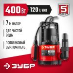 Насос погружной ЗУБР "Мастер" для чистой воды НПЧ-М1-400 — фото 10
