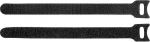 Кабельные стяжки-липучки черные ВЕЛЬКРО, 16 х 210 мм, 100 шт, нейлоновые ЗУБР 30932-100